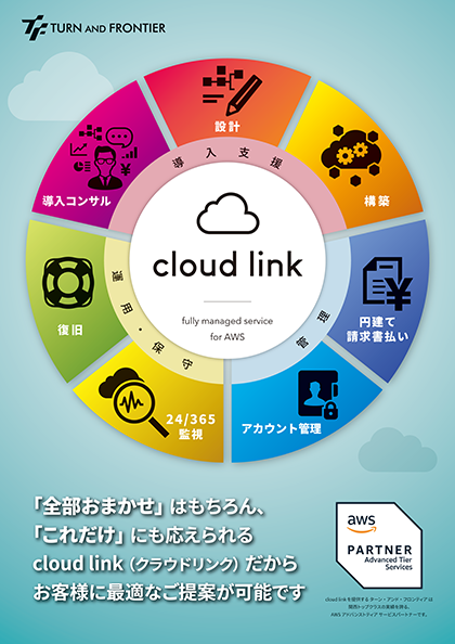 AWS運用最適化サービス「cloud link」パンフレット